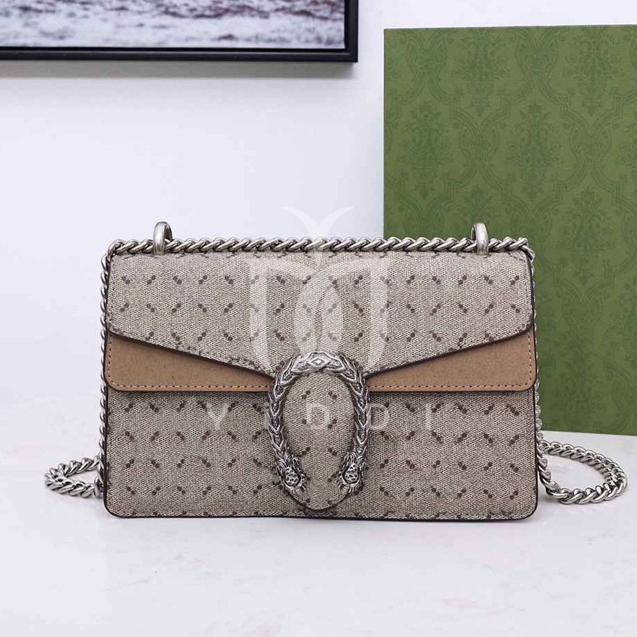 Classic Luxury Chain Fashion crossbody bag 2021 Plaid Flower Brand Wallet Vintage Ladies Brown Leather Handbag designer shoulder bag