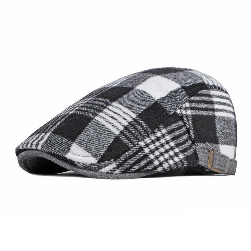 Berretti Autunno Inverno Cotton News Cappello semplice da ragazzo Berretto da pittore maschile e femminile 05 G220612