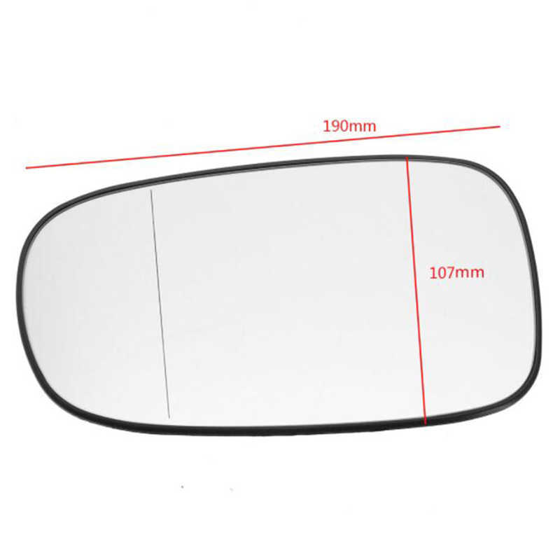 New Car Driver Side Wing Mirror Glass Heated Wide Angle Rear View Rearview Plate 30495 30456 For Saab 93 95 9-3 9-5 2003-2012