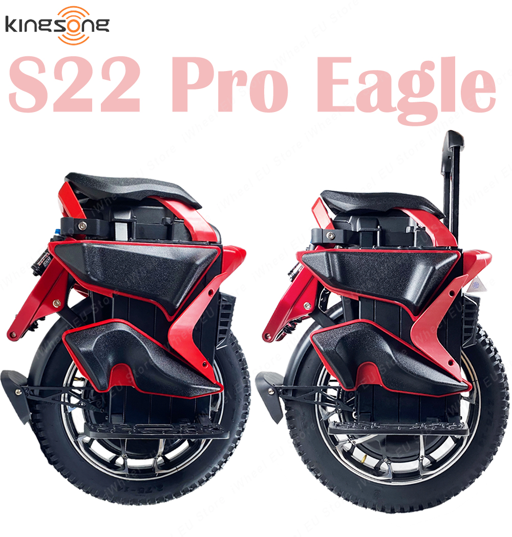 2023 Più nuovo KingSong S22 Pro Eagle 126V 2220Wh 4000W Motore 70km/h Velocità massima Pneumatico fuoristrada da 20 pollici KS S22 Pro Monociclo elettrico