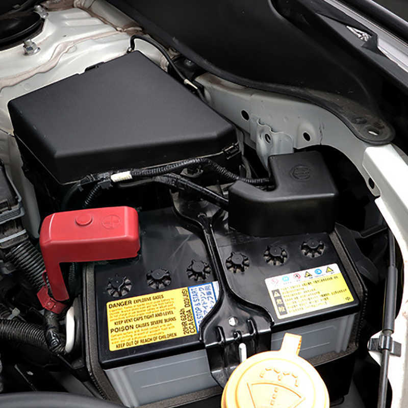 Nieuwe Auto Motor Elektrische Fles Negatieve Bescherming Cover Anti-Roest Vlamvertragende Voor Subaru Forester SK 2019 2020 2021 accessoires