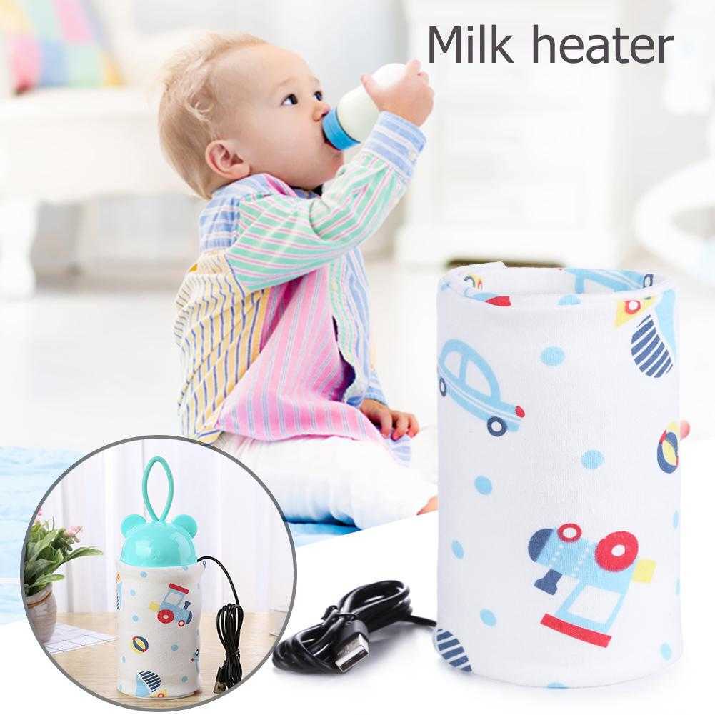 Flaskor# USB -isolering Portable Travel Cup Heater Baby Bottle Storage Bag G220612