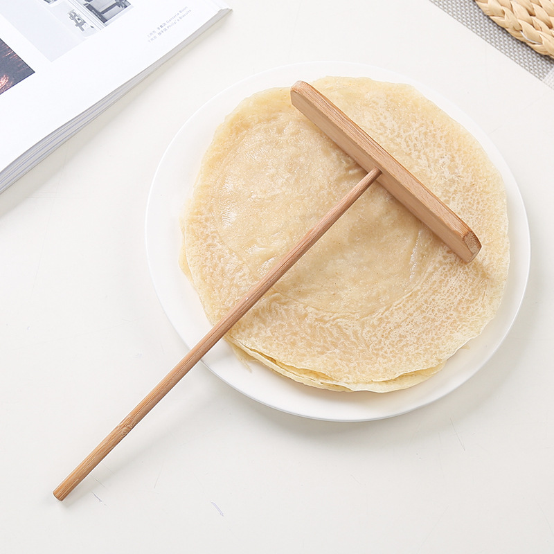 New Chinese Specialty Crepe Maker Pancake Batter Wooden Spreader Stick Home Kitchen Tool DIY Restaurant Canteen Special Supplies