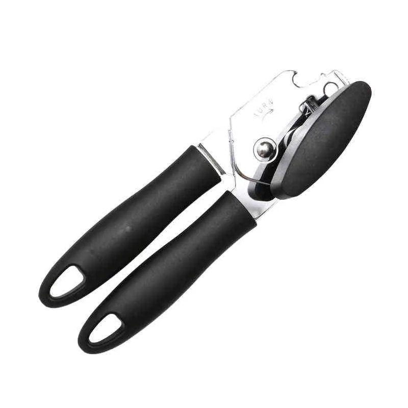 Multification Cans Openers Kitchen Tools Professional Handhållen manuell rostfritt stål Can Opener Side Cut