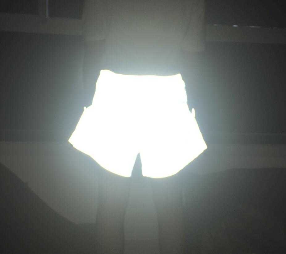 Shorts de verão de alta qualidade soltos Shorts refletivos para boate feminino P230606