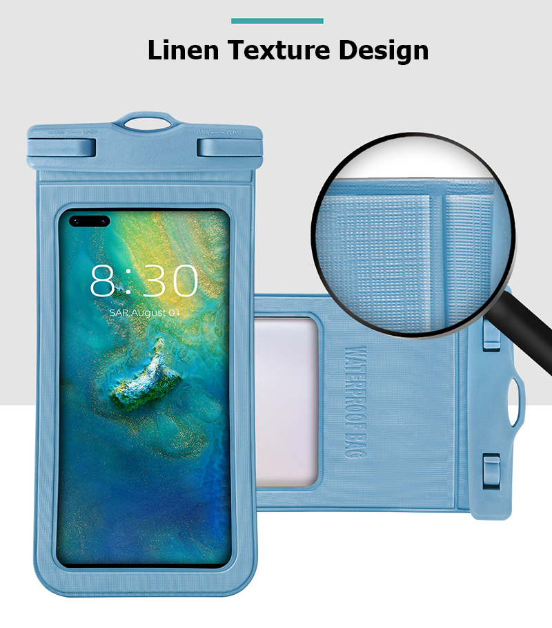Universal Waterproof Telefone torebka duża rozmiar pełny zadaszony telefon komórkowy odporny na iPhone 15 14 Plus 13 12 Pro Max Samsung S23 Ultra Izeso