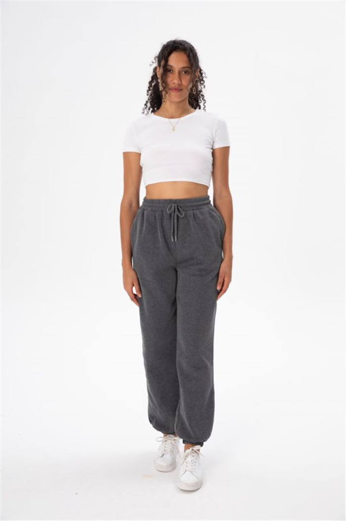 Women`s Sweatpants Baggy Gray Sports Pants Joggers Wide Leg Oversized Streetwear High Waisted Trousers Women Drop Fast Ship