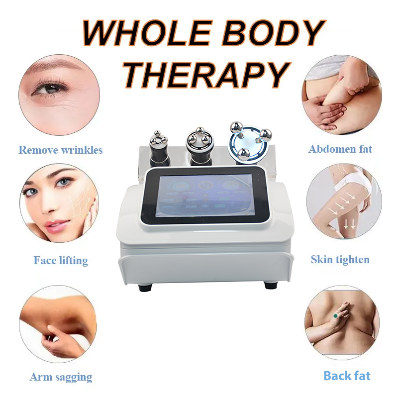 3 IN 1 Roller RF Machine 360 Degree Rotation Skin Rejuvenation Led Light Cellulite Removal Fat Burning Body Slimming Machine SPA