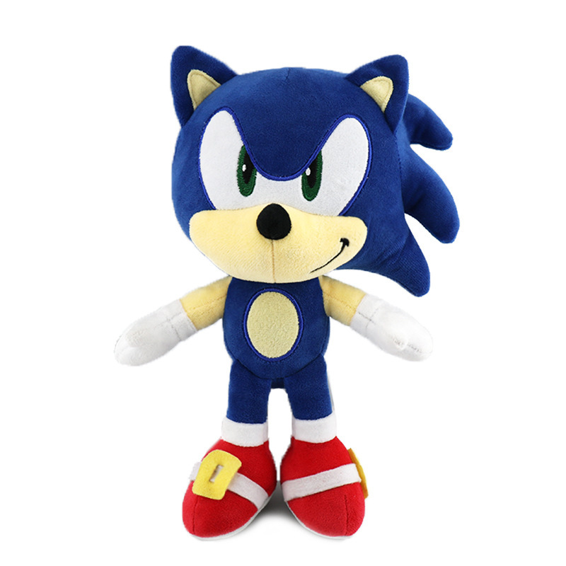 Gros anime sonic jouets en peluche réalistes mignons Sonic Hedgehog Mouse Doll jeux pour enfants camarades cadeaux de vacances