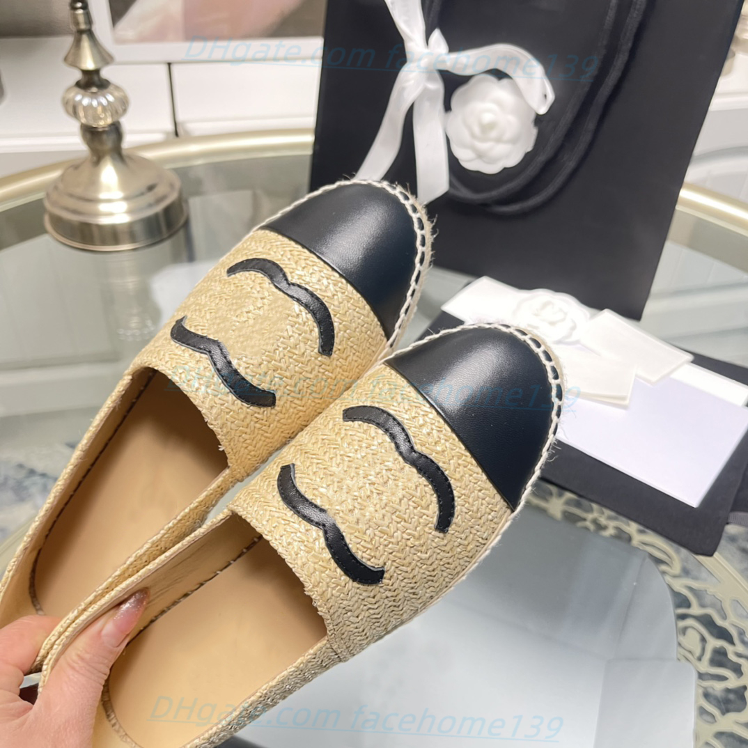 Designer Schoen Luxe Sneaker Espadrilles Vrouw muilezels katoen materiaal Vrijetijdsschoen Canvas Echt leer Loafers Klassieke dia's van Basketball shoe brand