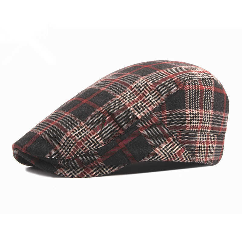 Berets Spring Summer News's Boys's Men's Cotton Plain Hat Женский художник Beret G220612