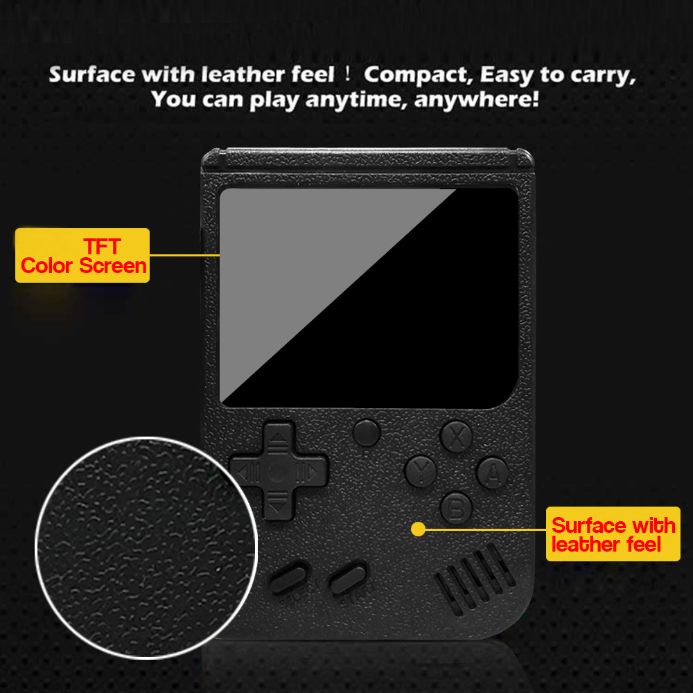 400 i 1 Portable Handheld Video Game Console Retro 8 Bit Mini Game Players AV Game Player LCD Kids Gift