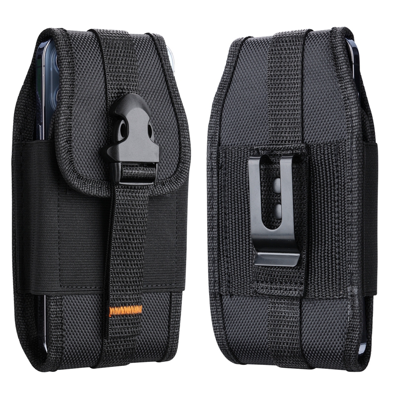 نايلون مضفر حزام حزام مقطع الهاتف حقيبة الهاتف العالمي حقيبة سامسونج S23 S22 S21 Ultra iPhone 14 Plus 13 12 Mini 11 Pro Max Huawei Moto LG Sport Weist Pack