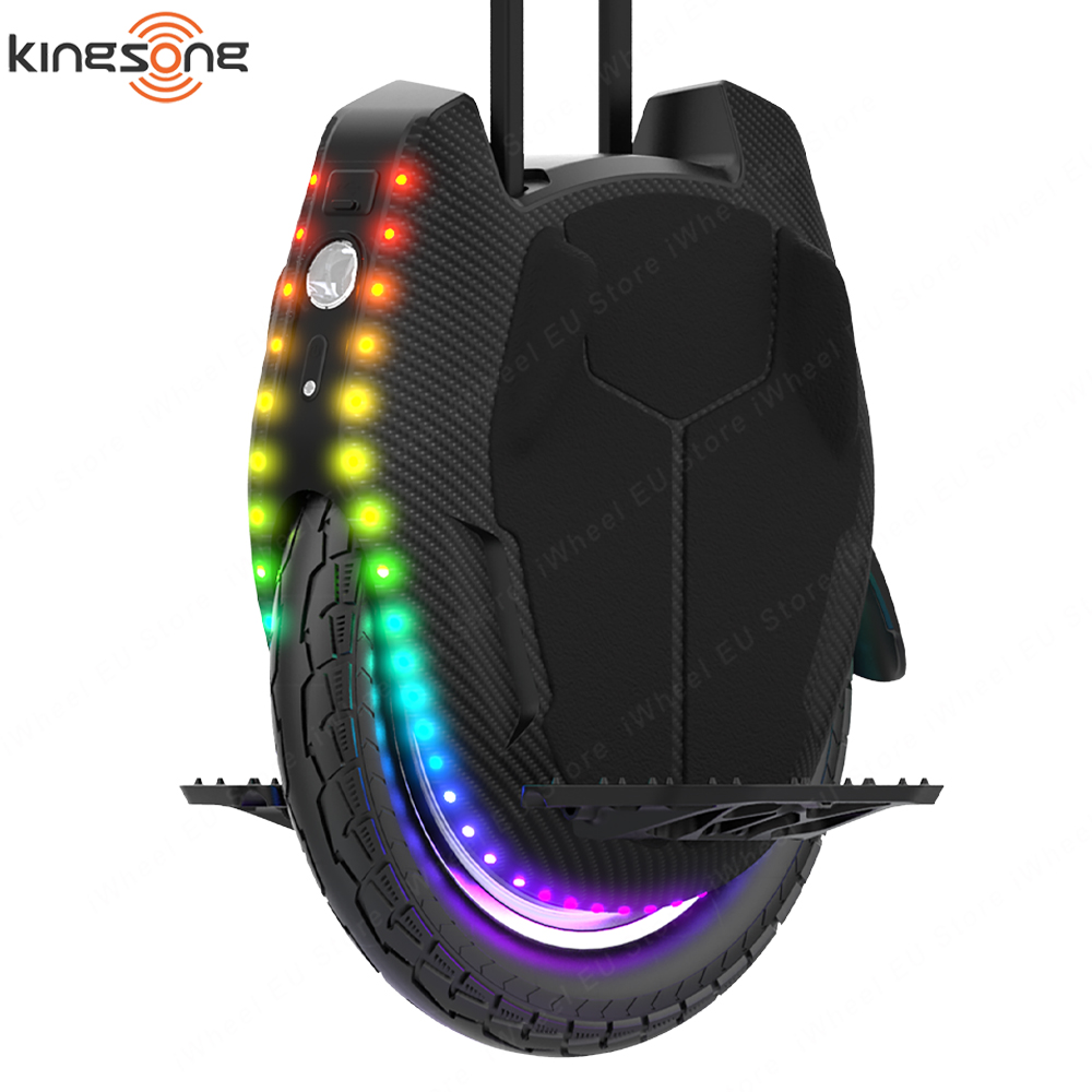 KingSong KS-16X Monociclo eléctrico 2023 Instalación por lotes más reciente con pedal de panal Kilometraje más largo Rueda única 2200W motor 1554wh velocidad de la batería 50 km / h Cargador dual