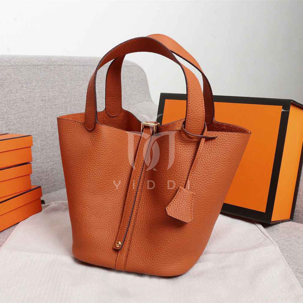 Genuine leather handbags Womens tote crossbody Bags Luxury Designer Fashionable large capacity bucket bag Shoulder Bags