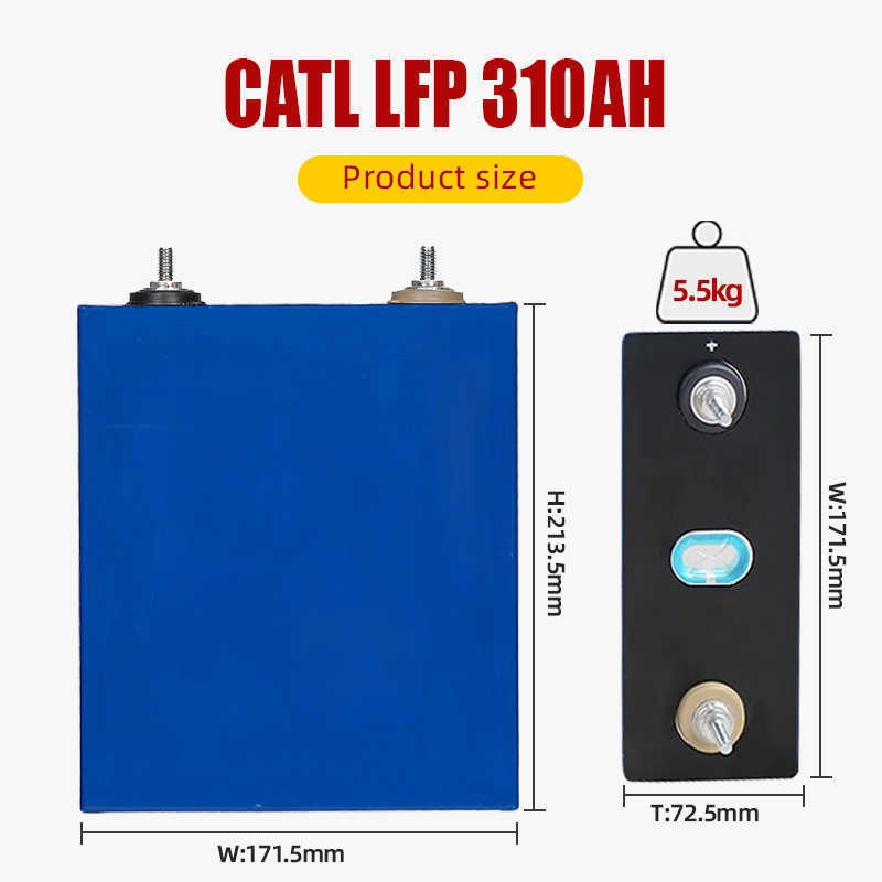 CATL 300AH LIFEPO4 Batteri 12V Litiumprismatiskt fosfat Lipo Batterispack för RV Energilagring inte Eve 280AH eller LISHEN 272AH