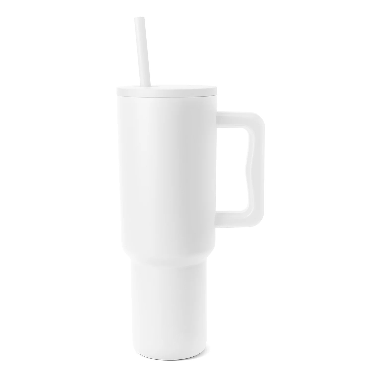 Nytt lagerlager 40oz muggar sublimering tumbler med handtag lock strå rostfritt stål kaffe stor kapacitet öl vin vatten flaskan camping cup dricka hav b5