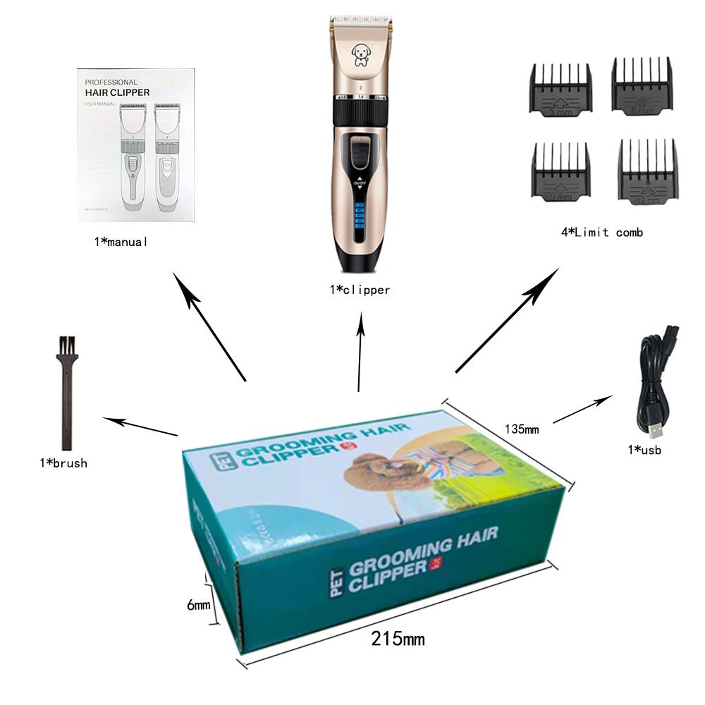 Grooming Dicway Dog Clippers animali domestici Electric Caps Cash Atper Animal