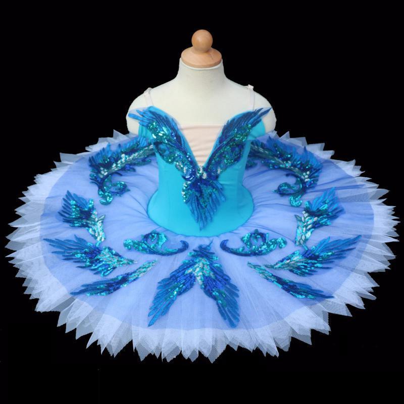 Танцевальная одежда Blue Bird Professional Ballet Tutu для детского балерина платье фигурное катание на концерте