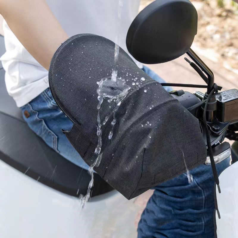 Venta al por mayor, guantes de malla transpirables para motocicleta de verano, manillar, cubierta de mano, manguitos para Scooter, E-Bike, guantes para manillar de motocicleta, accesorios