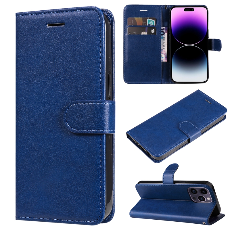 Études en cuir PU PU PU pour iPhone 15 plus 14 Pro Max 13 12 Pro 11 xr xs 8 7 6 SE2 5 5s Téléphone Couverture de la carte d'identité de crédit Slot Tpu Livre Mobile Phone Pouch Souche