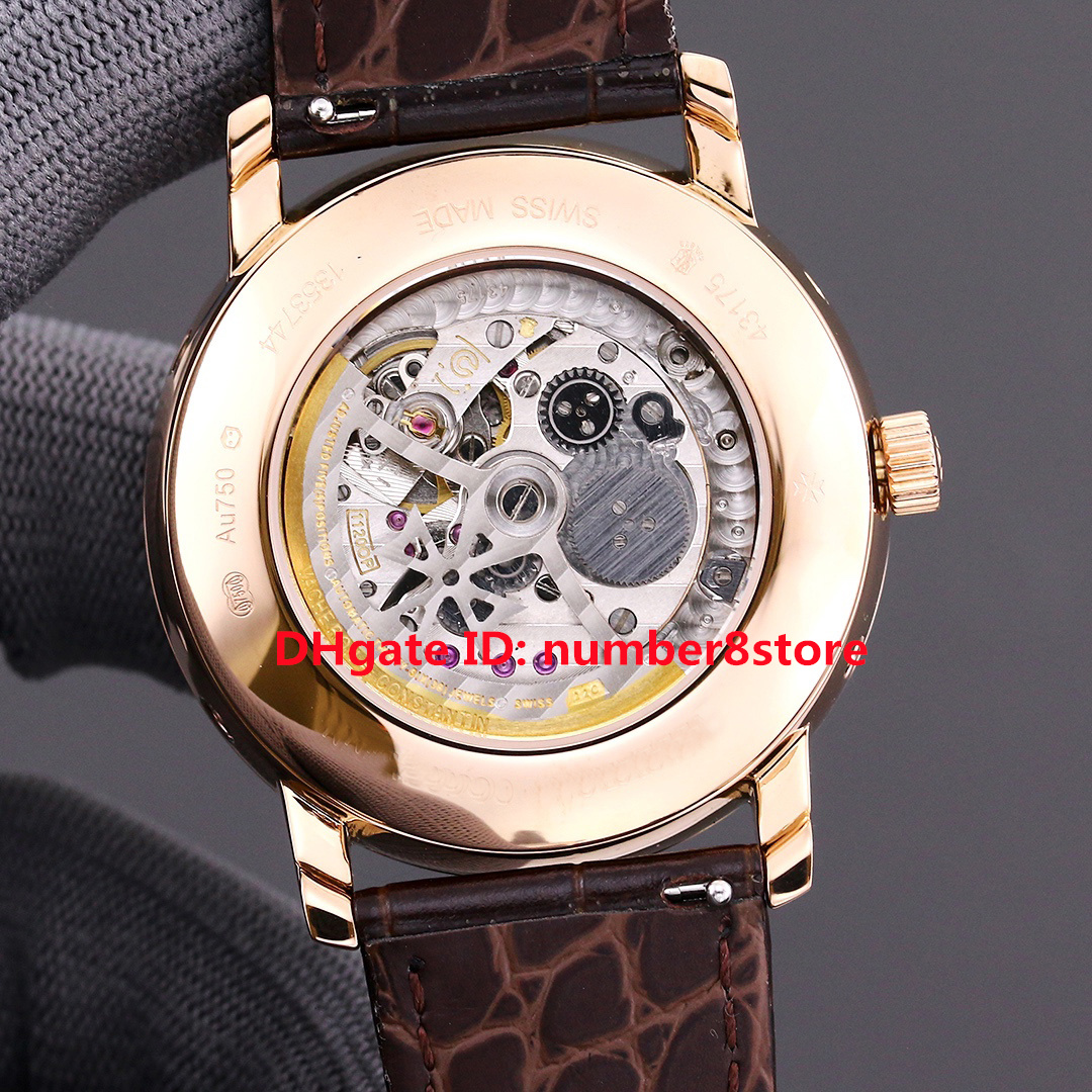 TW Factory 3100V/000R_B422 Multifunkcja Perideal Calendar Swisswatch Swiss Automatyczne mechaniczne mechaniczne Diamentowe Zegarek Sapphire Crystal 18K Rose Gold Watches
