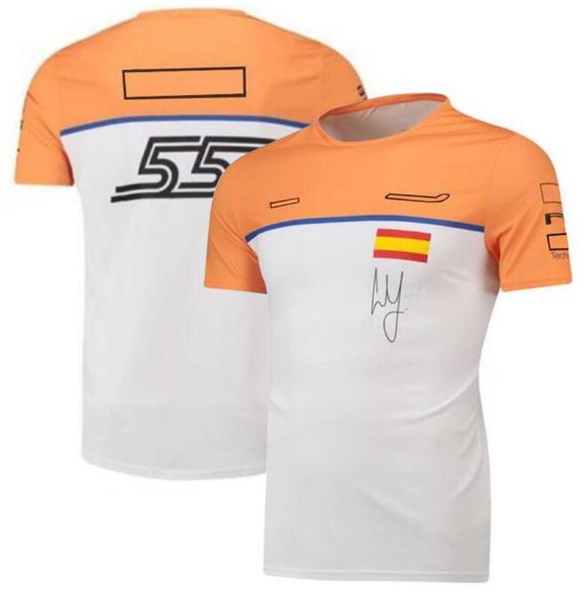 F1 racing short-sleeved T-shirt summer outdoor round neck jersey the same custom