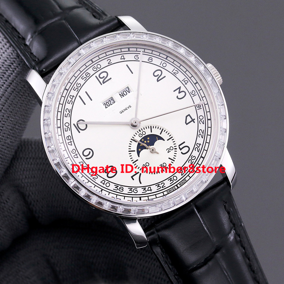 TW Factory 3100V/000R_B422 Multifunkcja Perideal Calendar Swisswatch Swiss Automatyczne mechaniczne mechaniczne Diamentowe Zegarek Sapphire Crystal 18K Rose Gold Watches