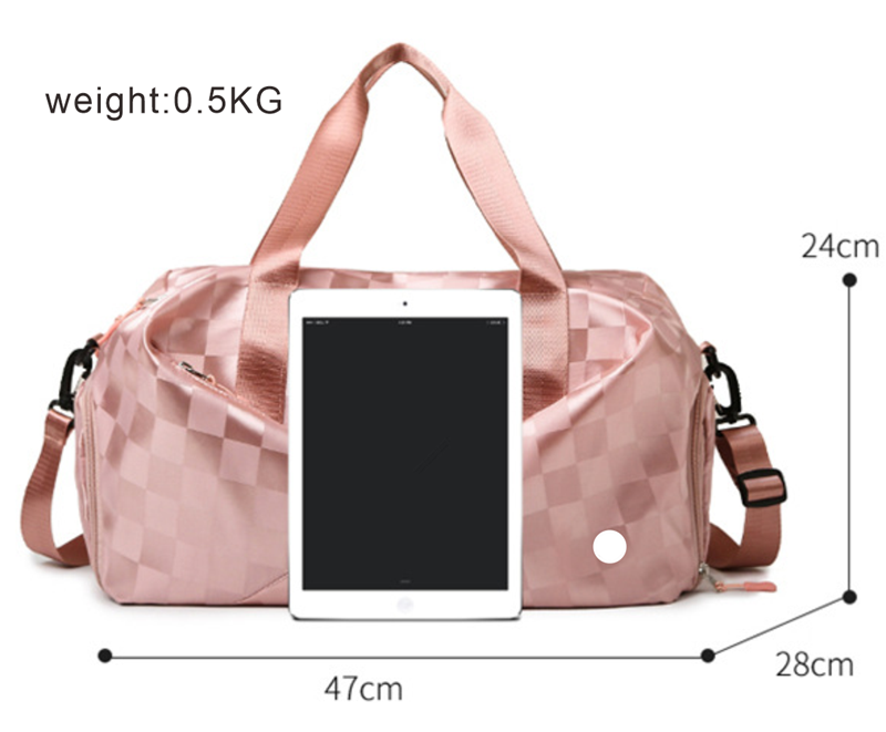 L-658 Yoga Handbags Travel Beach Unisex Duffel Bag Shoulder Bags Waterproof Fitness Exercise Gym Cross Body Bags Stuff Sacks Dry Wet Separation