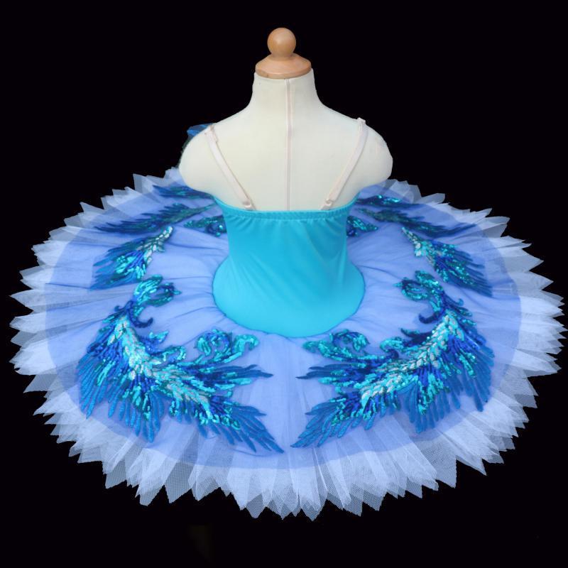 Dancewear Blue Bird Professionelles Ballett-Tutu für Kinder, Ballerina-Kleid, Eiskunstlauf-Performance-Kleid, Tutus für Erwachsene, Schwanensee-Tanzkleid, 230612