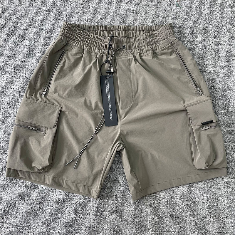 Repre Casual Men's Shorts Loose Cargo Pants with Zipper Pockets Trendy Brand