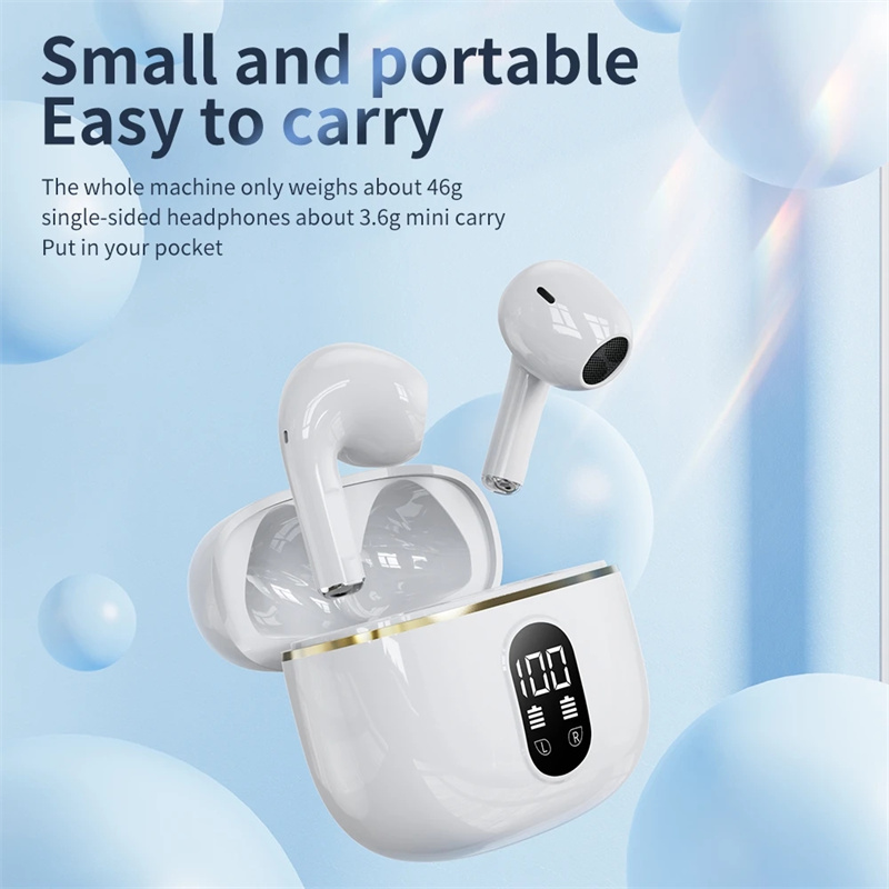 X87 Bluetooth 5.3 TWS Wireless Headphones with LED Display Stereo Headset Touch Control Earbuds Noise Reduction for phone With Retail Package