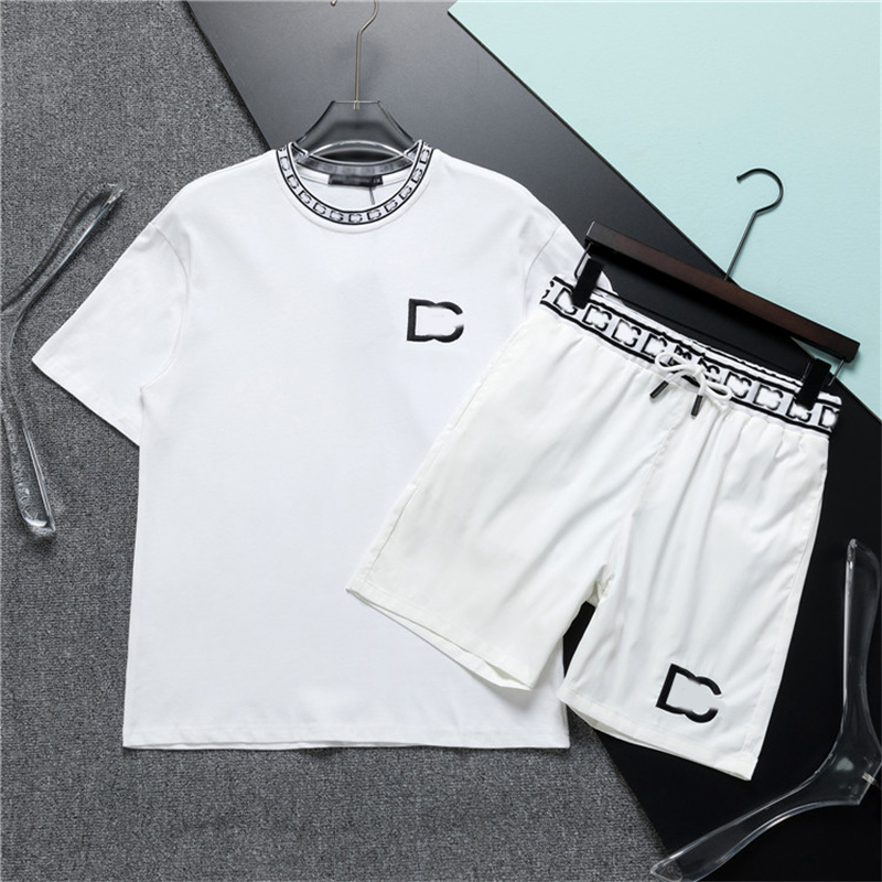 designer heren shorts en t-shirt set heren trainingspakken zomer pakken casual polo klassieke shorts heren outdoor sets jeugd mode trainingspak mannen twee oieces print tshirt