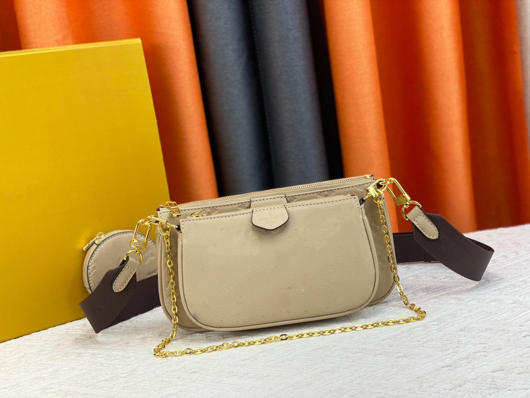 Projektantka mody luksusowa torba wytłaczająca lady torebka torebka oryginalna skórzana torba na ramię adaptabilna woreczka do koperty z pudełkiem