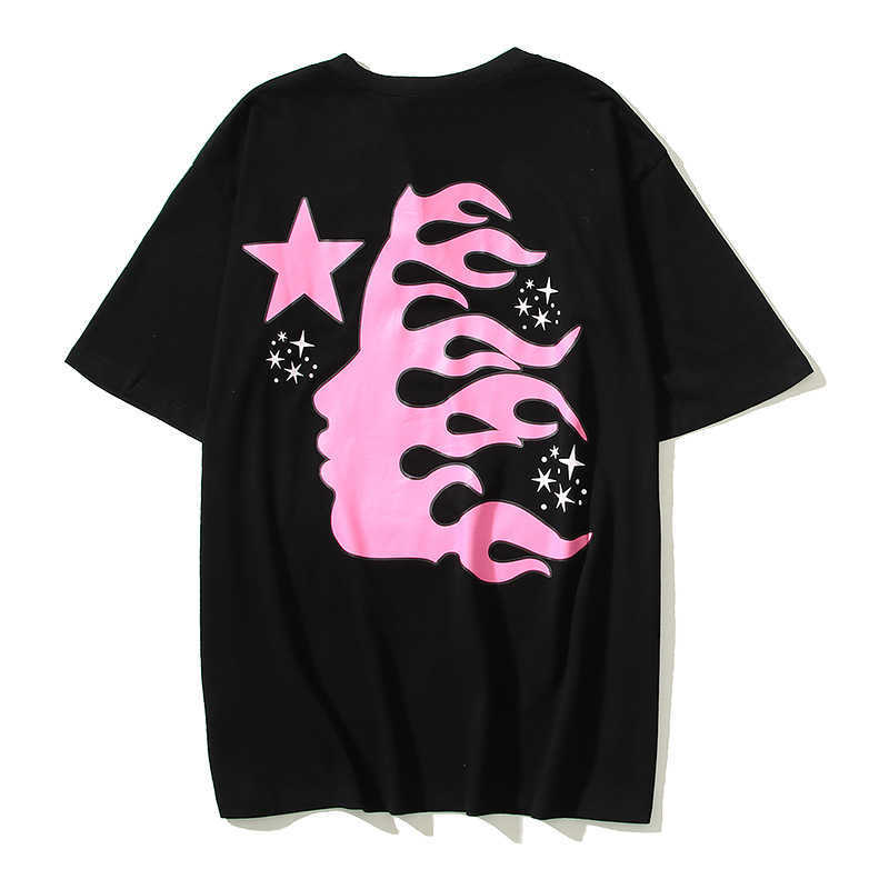 2023 Hellstar Studios Tendance Hip-Hop Manches Courtes Homme Femmes T-shirts Unisexe Coton Tops Hommes Vintage T-shirts D'été Lâche Tee Rock 1 4GRZ