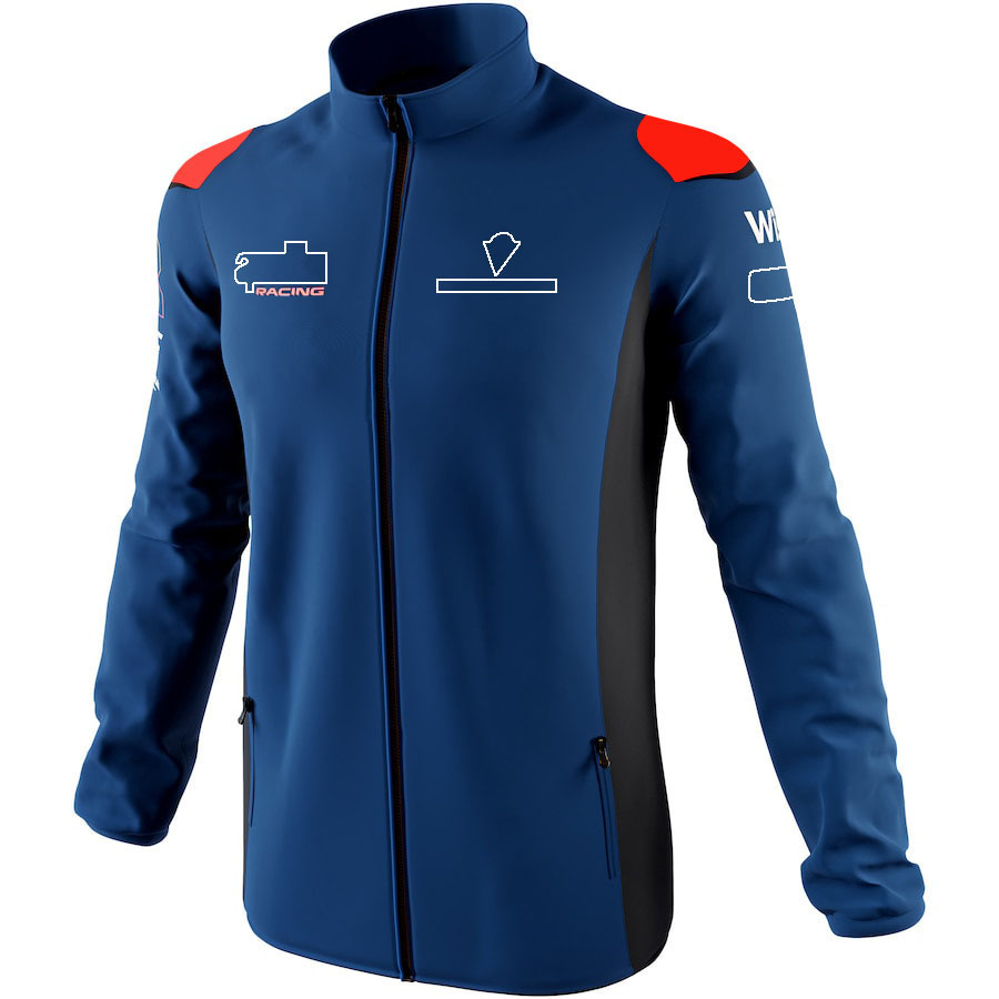 Moto Team 2023 Full Zip Jacket Motocross Racing Windproof Jacket Motorcycle Riding Autumn Winter Men's Fashion Soft Shell Jacket