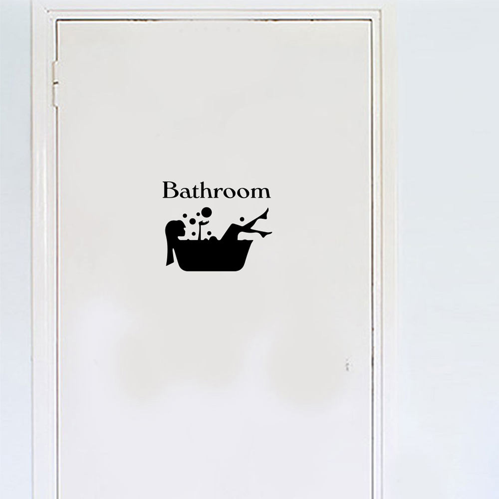 Новая ванная настенная наклейка декор туалет гостиной шкаф дома украшения наклейки украсить самостоятельную клейкую роспись WC