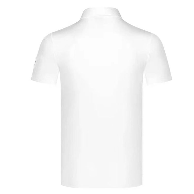 Sommarens golfkläder Kort ärm T-shirts Svart eller röda färger Golf utomhus fritid Polos sporttröja