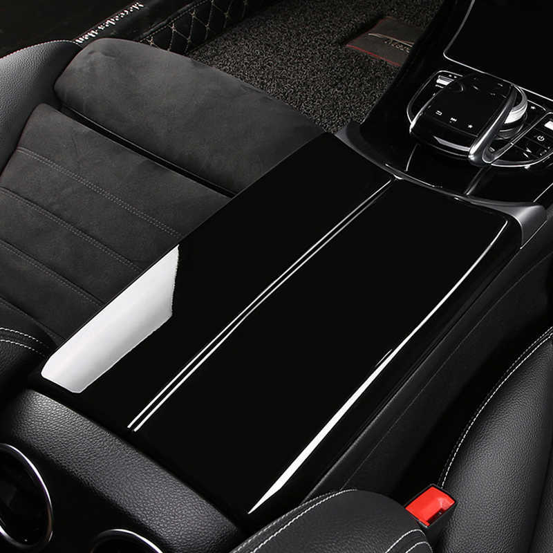 Nuevo para mercedes-benz C E GLC clase W213 W205 X253 caja de reposabrazos central Interior cubierta protectora accesorios de ajuste de carcasa decorativa