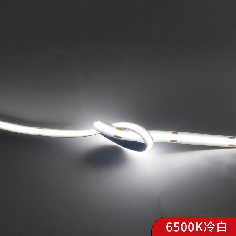 5m12V 24V Dimmable COB LED Strip Light Warm Cool White Color Flexible Light Bar RA90 480 LEDs FOB Room Decor Light D2.0