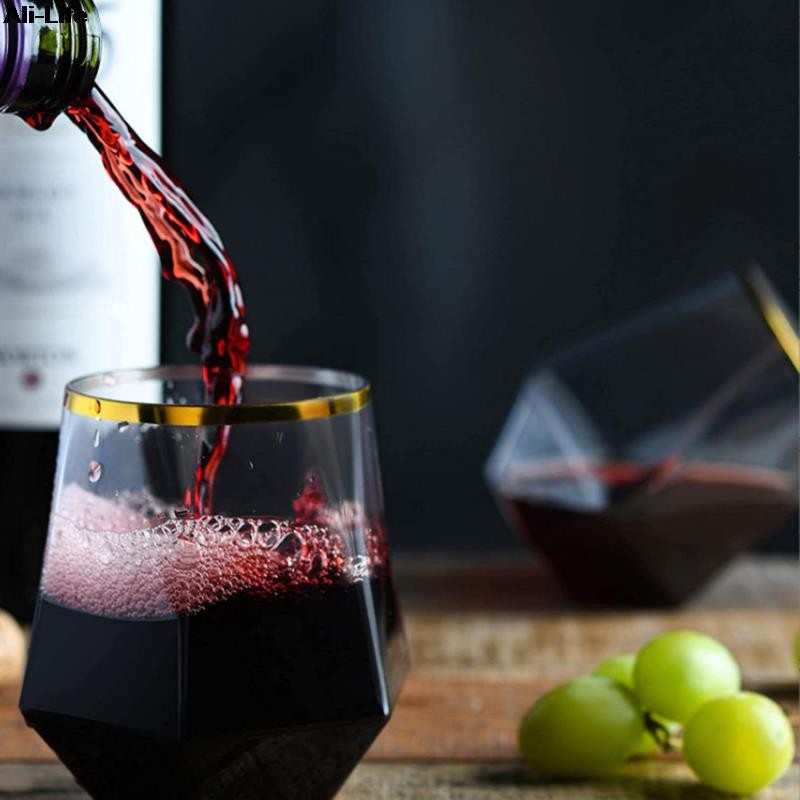 360 ml Wino Wine Cureware Przezroczysty koktajlowy bar sześciokątny kubek europejski kryształowy kubek do kawy