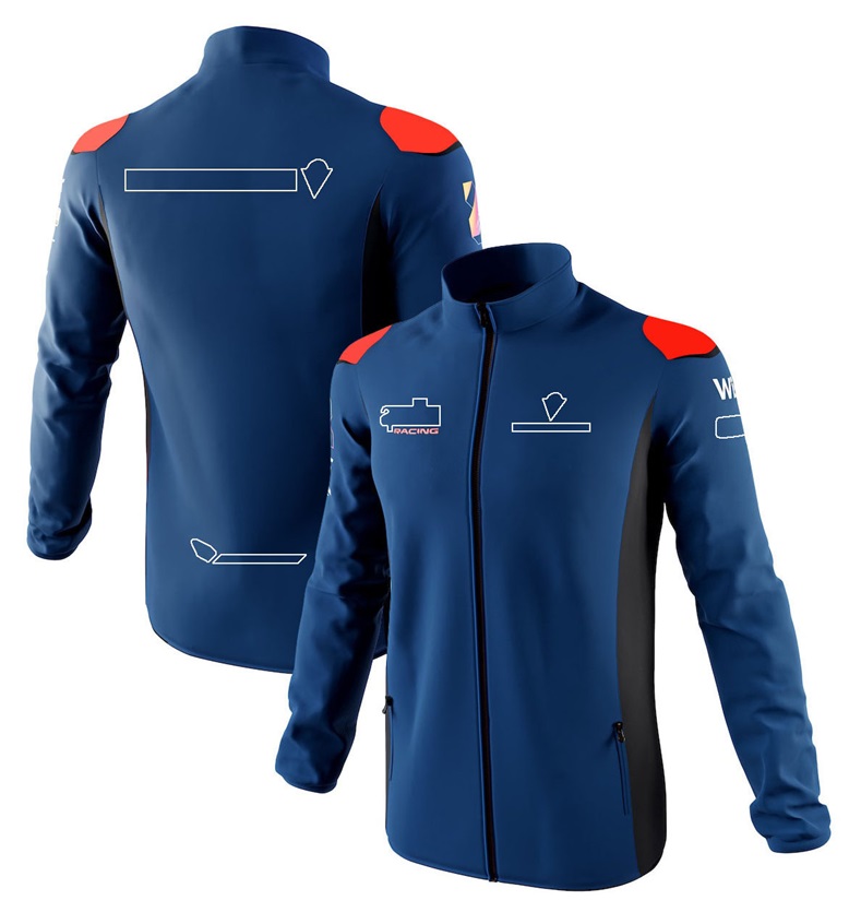 Neues Motorrad -Reitanzug Ritter Freizeitpullover Pullover Motorrad Reißverschlussmantel