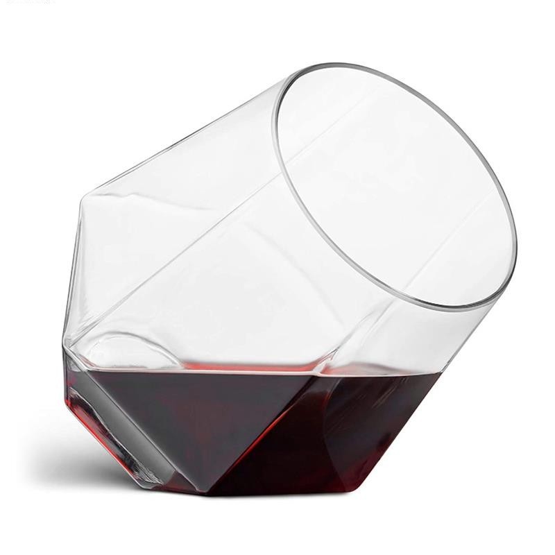 360 ml Wedding Wine Drinkware Transparent Cocktail Party Bar Hexagonal Cup European Crystal Tea Coffee Mug