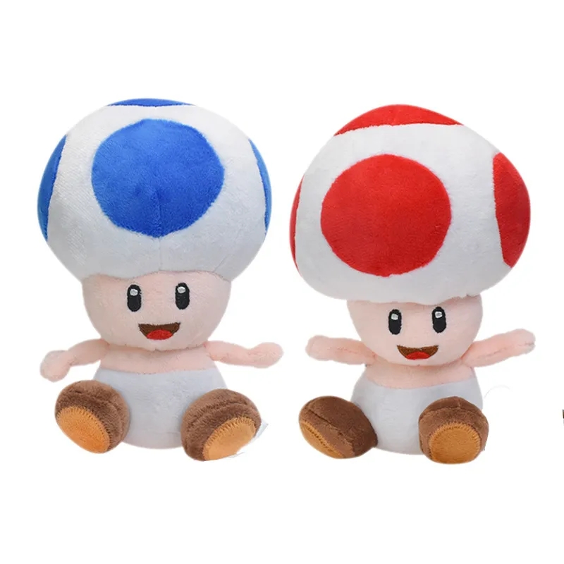 Mushroom brother Toad plush stuffed toy kids boy girl christmas gifts