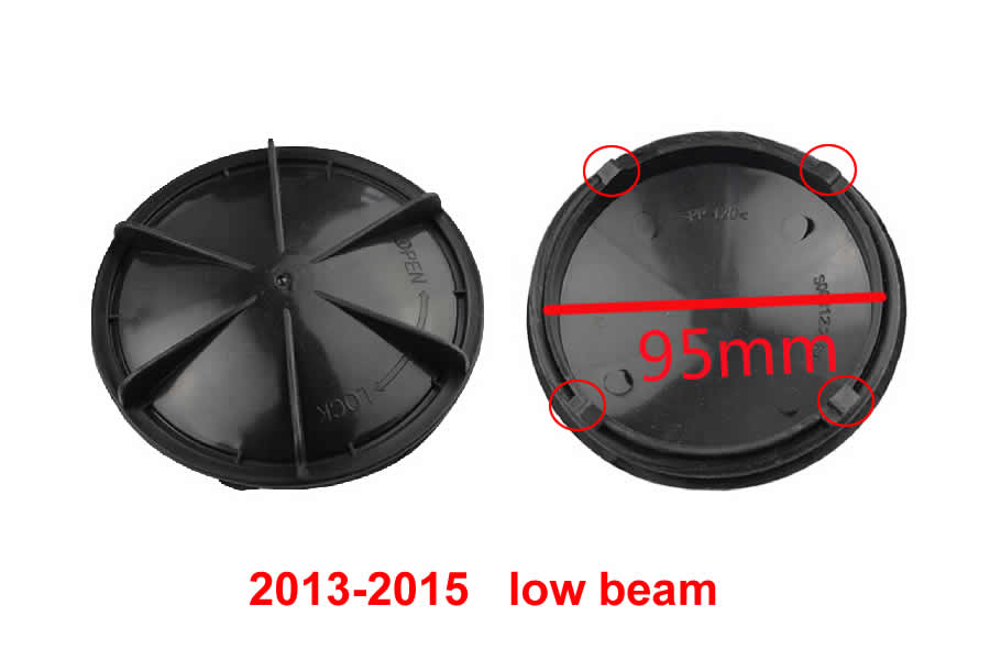 Skoda Superb 2013-2018 Low High Beam Headlight Bulb Dust Cover防水ダストプルーフ延長ヘッドランプリアシールキャップ
