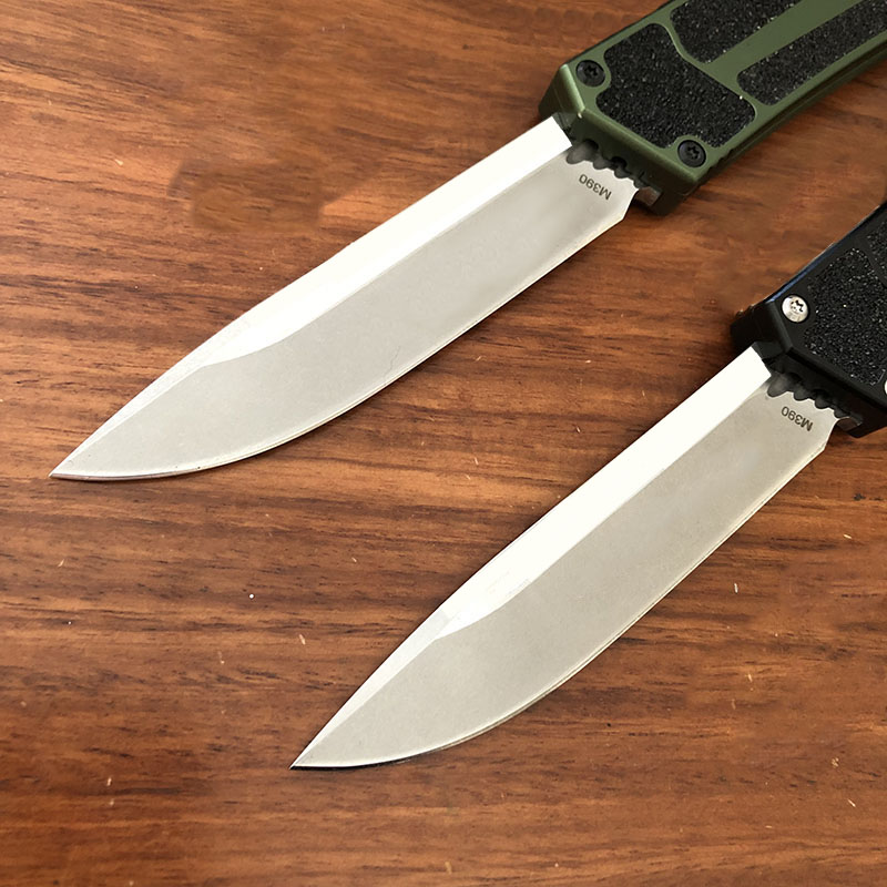 US Italian Style Combat Dragon Double Action M390 Automatic Pocket Knife UT85 UT88 Exocet Outdoor Hunting Self Defense Pocket Jungle Fighting Auto Folding Knife