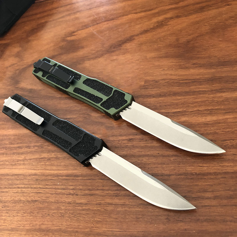 US Italian Style Combat Dragon Double Action M390 Automatic Pocket Knife UT85 UT88 Exocet Outdoor Hunting Self Defense Pocket Jungle Fighting Auto Folding Knife