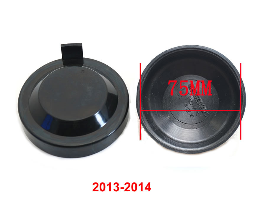 Para Ford Fiesta 2009-2014 Tampa de poeira do farol à prova d'água à prova d'água à prova de poeira tampa de vedação traseira de farol 75mm 83mm 