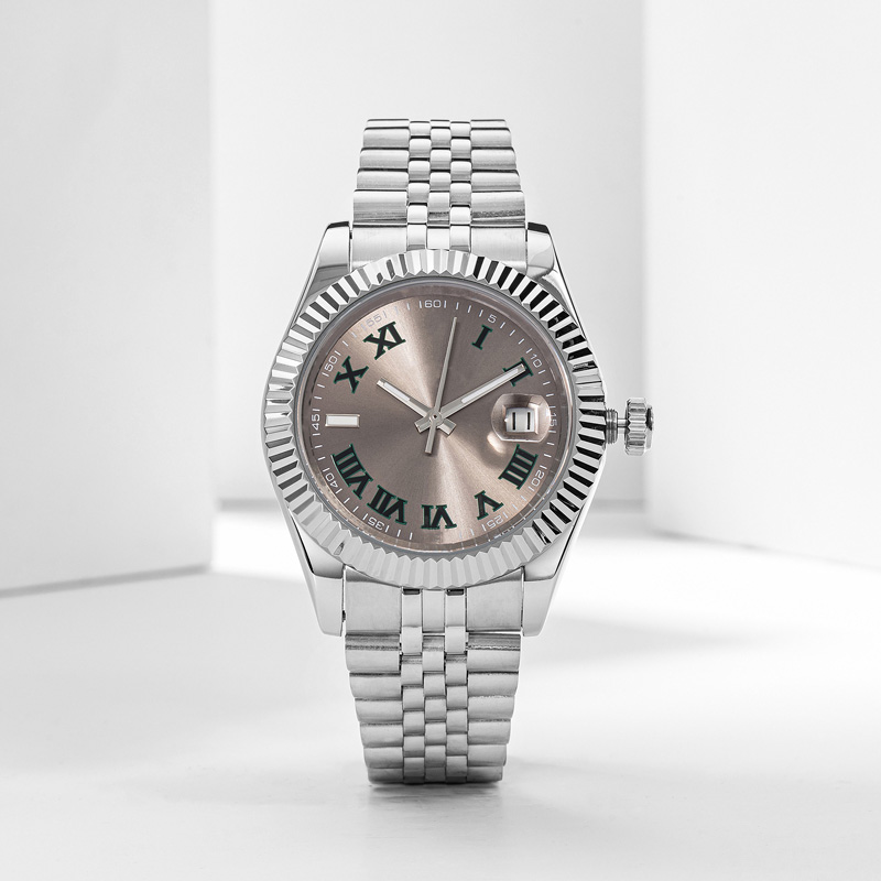 Nowy luksusowy zegarek mężczyzn i kobiet automatyczny ruch mechaniczny zegarek zegarek ze stali nierdzewnej Montre de Luxe 28-36-41mm