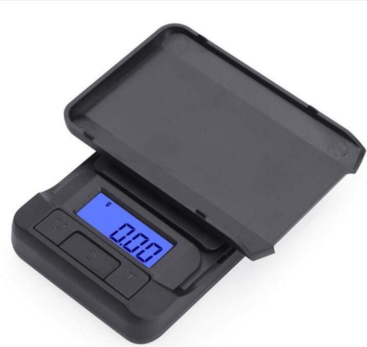 Högkvalitativ precision Electronic Digital Scales LCD Display 100g 200g 300g 500g/0,01g 1000g/0,1 g guld diamant smycken viktbalans Köksskalor